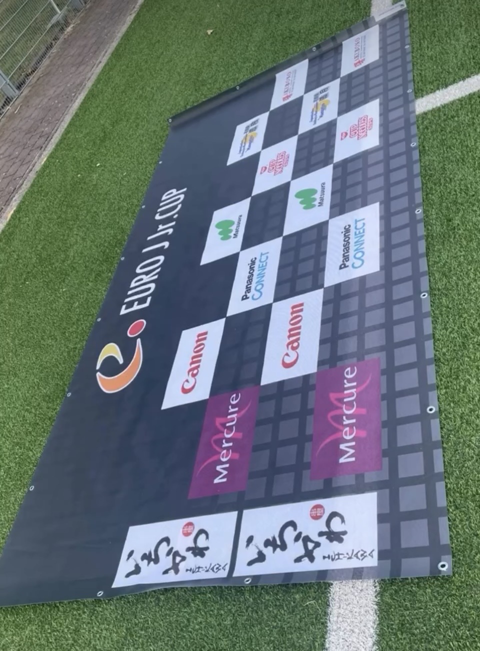 ヒーローインタビュー用掲示物